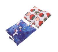 DEARMAMY 2pièces Pochettes Adorables pour Serviettes Hygiéniques Organisateur Portable De Règles Pochette De Rangement Pratique pour Menstruations Et Accessoires Quotidiens