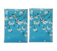 DEARMAMY 2pièces Porte-Passeport Mignon PU Housse De Légère Et Portable pour Passeport Et Cartes Pratique pour Vos Voyages Et Votre Organisation