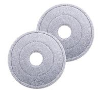 DEARMAMY 2pièces Recharge pour Mop Forme Ronde pour Nettoyage Facile à Compatible Nettoyeurs à Vapeur