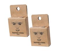 DEARMAMY 2pièces Règle De Fil Pour Tatouage De Sourcils Outil De Microblading Règle De Cartographie De Sourcils