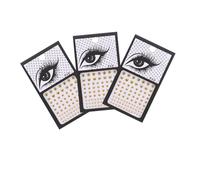 DEARMAMY 3 Ensembles bijoux de décoration de visage Se maquiller briller décoration halloween joyaux du visage du festival autocollant de pierres précieuses résine