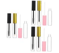 DEARMAMY 3 Ensembles Brillant à lèvres eye-liner faux cils flacon rechargeable de parfum de voyage bouteille de tube d'eye-liner makeup box lip gloss tube à cils vide contenants de mascara
