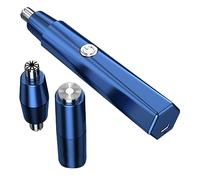 DEARMAMY 3 Ensembles rasoir pour couper les cheveux tondeuse à cheveux femme nettoyeur des fosses nasales coups de cheveux épilateur facial électrique PVC Blue