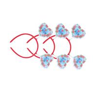 DEARMAMY 3 Pièces Bandeaux Aime Maman avec Fleurs et Cœurs Accessoires Photo pour Fête des Mères Décoration de Fête et Souvenirs Familiaux