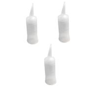 DEARMAMY 3 pièces Bouteille Applicateur pour Coloration Cheveux avec Embout Gradué Distributeur pour Salon Coiffure Flacon Doseur Facile à Utiliser pour Teinture et Soins
