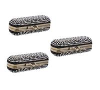 DEARMAMY 3 Pièces Couvercle Support pour Atomiseurs De Parfum Porte-Rouge à Lèvres pour à Main Trousse à Lèvres Étui à Cosmétiques Mini Accessoires Trousse Cosmétique De Voyage Alliage