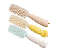 DEARMAMY 3 Pièces Peigne Pour Animaux Brossage Peigne Dames Style Femme Démêlants Pour Cheveux Bouclé Brosse Démêlante Pour Vagues Démêlant Plastique