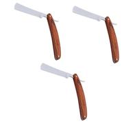 DEARMAMY 3 Pièces rasoir vintage shaver rasoirs Rasoir traditionnel Rasoir de salon Rasoir de rasage rasoir de sureté rasoir coupe choux razoir safety razor rasoir shavetastic rasoir droit