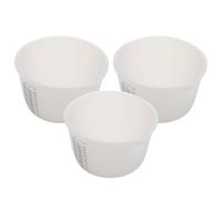 DEARMAMY 3 Pièces Silicone Resin Mixing Cups Non-stick Reusable Measuring Jugs With Scale For Epoxy Crystal DIY Jewelry Mold Craft Supplies