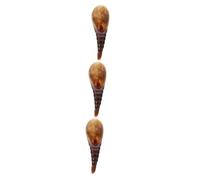 DEARMAMY 3 Pièces Tube de grattage du de la corne de vache masseur de corps outil de grattage guasha masseur de corne d'acupuncture tube de corne de guasha Outil Guasha cornes