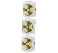 DEARMAMY 3 Rouleaux Accessoire De Salle De Bain Papier Toilette Imprimé Toilettes Essuie-tout Tissus Papier De Soie Fournitures De Salle De Bain Papier Pâte De Bois