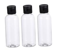 DEARMAMY 30 Pièces Embouteillée bouteilles de shampoing et revitalisant Conteneurs distributeur bouteilles rechargeables bouteille de lotion tête pp Noir
