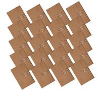 DEARMAMY 30 pièces Lot de Enveloppes Vintage Papier Kraft Enveloppes Multifonctions pour Invitations Mariage Cartes de Vœux et Fêtes Anniversaire Couverture Lettre Opaque avec Lien de