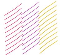 DEARMAMY 30 Pièces Silicone Hair Curl Stick Set For Tight Curls Flexible Perm Rods For Women Safe Textured Curling Tools And Salon Styling