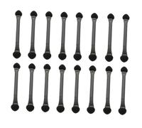 DEARMAMY 30pièces Sticks Fard à Paupières Jetables Outils Maquillage Yeux Applicateurs Cosmétiques Ovale Éponge