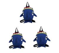 DEARMAMY 3pièces à Garçon Fille Requin Avec De Sécurité à Pour Tout-petits Pour École Sorties Bleu