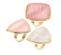 DEARMAMY 3pièces Bague Nail Art Plateau Pour Palettes De Maquillage Outil De Mélange Cosmétique Bac à Peinture Pour Doigts Support Pour Vernis à Ongles