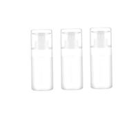 DEARMAMY 3Pièces Bouteilles De Voyage Transparent Distributeurs De Lotion Flacons Vides Pour Eau Micellaire Démaquillant Et Set Pratique Et Portable