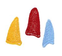 DEARMAMY 3pièces Filets à Cheveux Maille Pour Femmes Bonnets De Soin Capillaire Au Crochet Lot De Snood Pour Cheveux