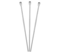 DEARMAMY 3pièces Outil Auriculaire Dissolvant De Cérumen Nettoyeur Oreilles Acier Inoxydable -oreille De Curette Cuillère Auriculaire