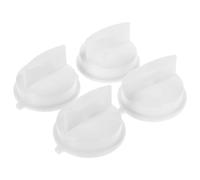 DEARMAMY 4 Pièces Bouton de Minuterie Blanc pour Four à Micro-ondes en Plastique Contrôle Précis et Design Polyvalent Cuisine à Domicile ou Bureau