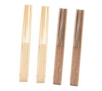 DEARMAMY 4 pièces Cadre Éventail Pliant Bois Matériel Artisanal pour DIY Léger et Résistant Adapté à Projets Culturels et Décoratifs Débutants et Professionnels