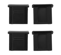 DEARMAMY 4 Pièces Capuchon de Fixation Griffe Flash en Abs Noir, Résistant à L'oxydation, Fin et Portable, Protection pour Appareil Photo en Extérieur