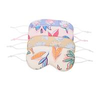 DEARMAMY 4 Pièces Masque pour les yeux imitation soie correctifs sommeil de soie Dormir masque de sommeil sombre cache oeil masques pour les yeux pour femmes couvertures d'ombre à paupières