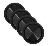 DEARMAMY 4 Pièces Membrane Vibrante Passive en Métal et Caoutchouc 65° | Performance Stable et Équilibrée, Design Minimaliste Contemporain, pour Réparation Audio DIY et Caissons de Graves