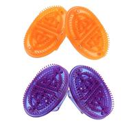 DEARMAMY 4 Pièces Meridian Massage Brush Set Handheld Full Body Acupoint Stimulator Fatigue Relief Beauty Salon Massager Spa Tool