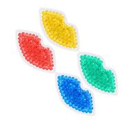 DEARMAMY 4 Pièces Patchs Gel Contour Yeux Lot Gels Rafraîchissants Yeux Anti-ombres Masques Soins Liftant Réduit Poches Application Facile