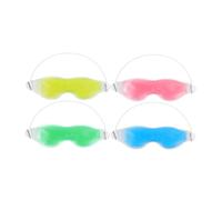 DEARMAMY 4 Pièces refroidissement du masque pour les yeux patchs sous les yeux masque chaud et froid œil masque pour les yeux cool masque chaud froid pour les yeux gel