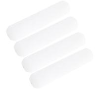 DEARMAMY 4 Pièces Rouleaux en Éponge Manchons de Rouleau à Peinture en Éponge 6 Pouces Blancs pour Couvrir Rapidement la Peinture Recharges pour Mural et Plafond