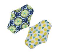 DEARMAMY 4 Pièces Serviette Hygiénique Lavable Serviettes Menstruelles Lavables Régulier Dame Serviettes Menstruelles Femme De Pot De Miel Pendant La Nuit Première Couleur Aléatoire