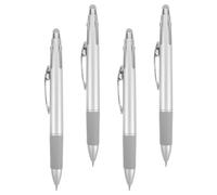 DEARMAMY 4 Pièces Stylo de Décoration D'ongles Plusieurs Embouts pour Application Précise de Pierres Décoratives, en Acier Inoxydable et Silicone, pour Projets DIY et Nail Art