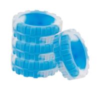 DEARMAMY 4 Pièces Valise Mini-Roues Outils de Karting Trousse Clinquant Roues pour Panier Coussin de Couverture de Roue de Bagage protecteurs de Plancher de Roue de Bagages Gel de silice