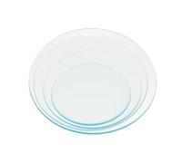 DEARMAMY 4 pièces Verre Montre Laboratoire Résistant Haute Température Verre Épais Multifonction pour Cours Chimie et Laboratoire Scolaire Robustesse et Transparence