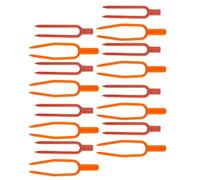 DEARMAMY 400 Clips de Fixation pour Plantes de Jardin en Plastique, Pinces à Vigne pour Jardinage, Fourches Fixes pour Fraises, Lot de 2 X 200 Pièces, Utilisation pour Serrage et Culture