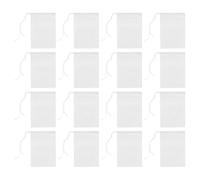 DEARMAMY 400 pièces Disposable Non-woven Tea Filter Bags For Loose Leaf Tea And Chinese Medicine Decoction Drawstring Sachets For Spices And Herbal Infusions