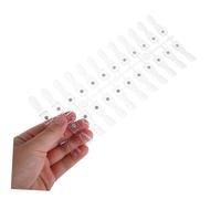 DEARMAMY 48 Pièces Magnetic Nail Color Display Card With Easy Detachment High Fidelity For Nail Art Practice And Skill Improvement Beginners