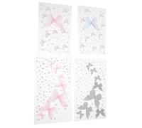 DEARMAMY 4feuilles Strass pour Visage Autocollants Bijoux Strass Stickers Cristal Maquillage Décoration Visage Halloween Adhésifs DIY