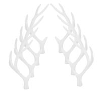 DEARMAMY 4paire Ramas Cerf Artificiel Décorations de Noël Serre-tête Fait Maison Accessoires de Cheveux de Cerf pour Intérieur