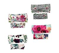 DEARMAMY 4paire -tête Élastique à Cheveux Anneaux Pour Cheveux Imprimés Coiffure Parent-garçon Fille