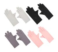 DEARMAMY 4Paires UV Pour Ongles Gel Dextérité Optimale Protection UV Idéaux Pour Nail Art Et Activités Manuelles