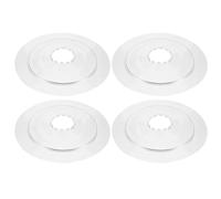 DEARMAMY 4pcs Cache-Disque de Frein et Protège-Roue Vélo Route Matériau Plastique Protection pour Moyeu Arrière Adapté aux Balades Longues