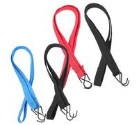 DEARMAMY 4pièces Lot de Sangles Élastiques avec Crochets Tendeurs Plats pour Bagages Et Fixation Légère Caoutchouc Résistant