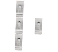 DEARMAMY 4pièces Pince à Billets Titane Clip Multifonctionnel pour Cash Et Cartes Accessoire Léger Et Pratique pour Organiser Vos Finances