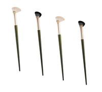 DEARMAMY 4pièces Pinceau à Paupières Biseauté Pour Contour Nez Et Yeux Outil De Maquillage Multifonctionnel Pour Crèmes Et