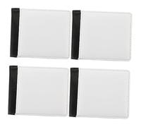 DEARMAMY 4pièces Portefeuille Cuir pour Transfert Thermique Étui pour Cartes De Crédit Et Identité Pratique Et