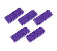 DEARMAMY 5 pièces Pierre pour Lot de Exfoliant PU Ergonomique Grattoir pour Callosités et Peaux Mortes Soin des Secs et Abîmés Outil Pédicure